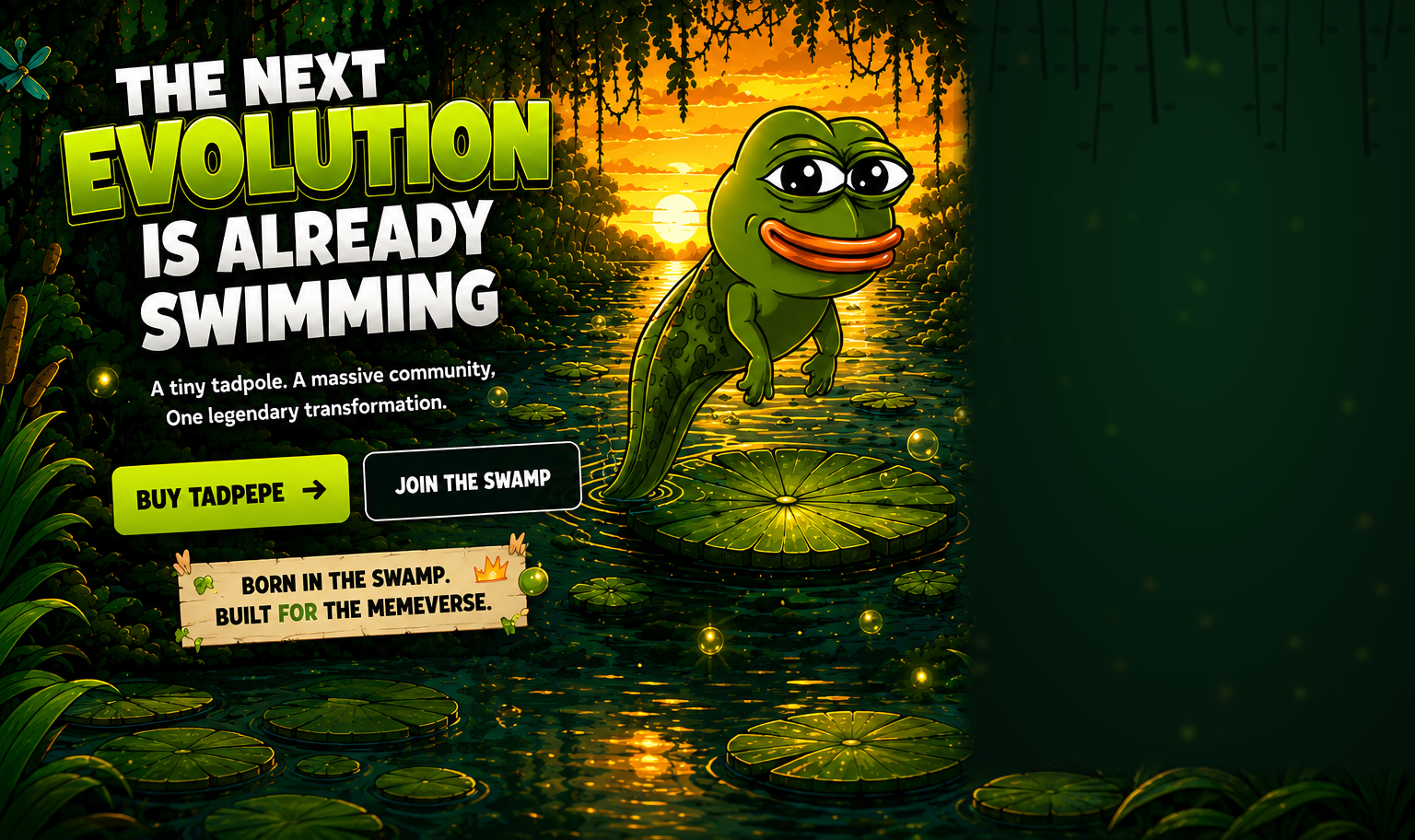 TADPEPE in the legendary swamp