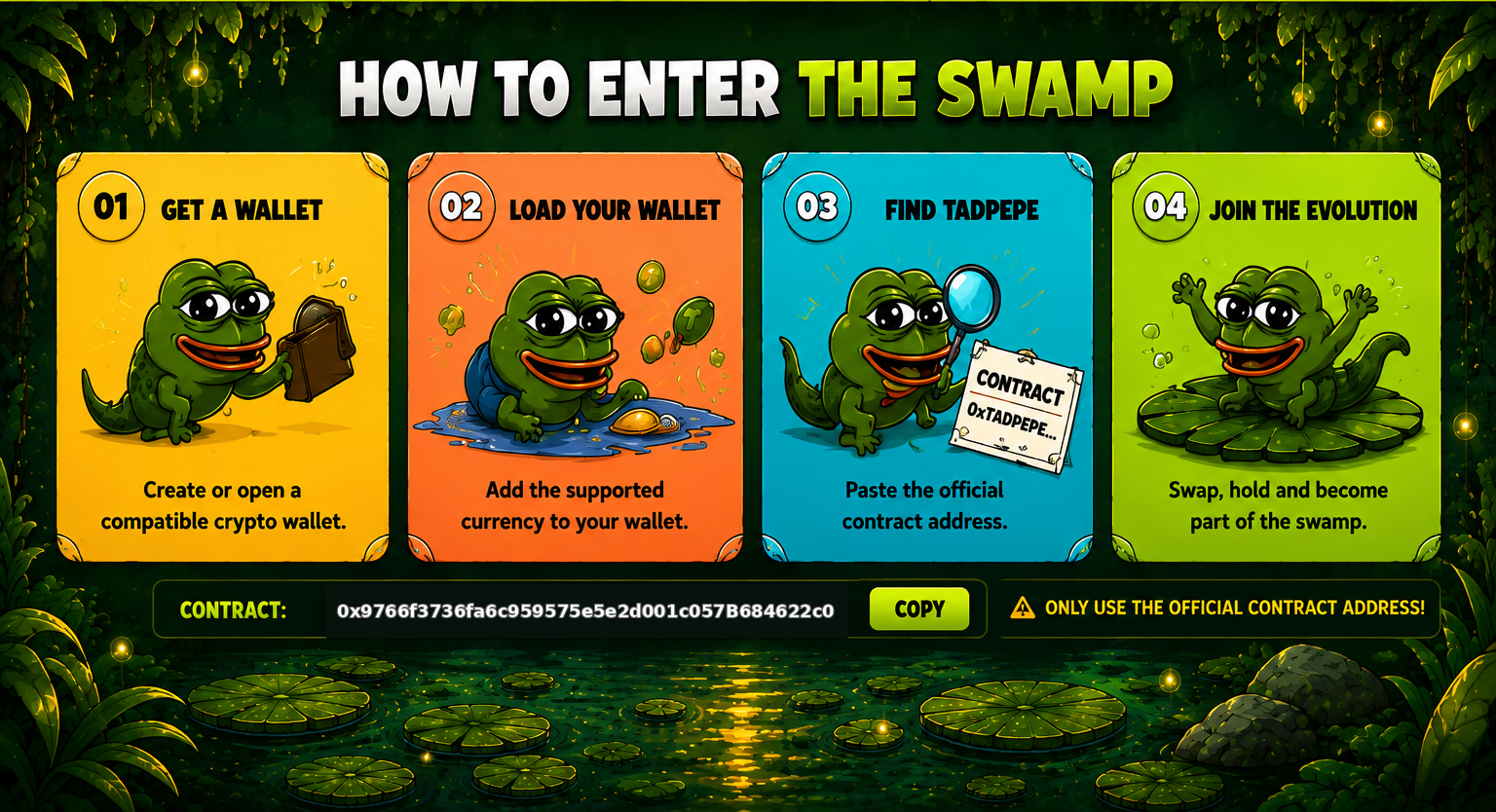 How to buy TADPEPE